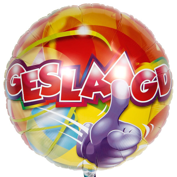 Ballon aluminium Geslaagd 43cm