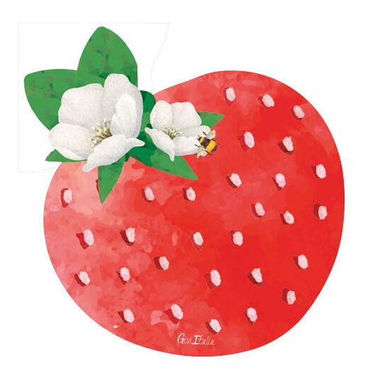 16 servetten Strawberry Love 33cm