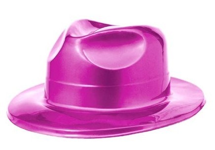 Magenta Fedora Disco Hat