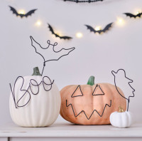 Vista previa: 4 decoraciones de calabaza de Halloween