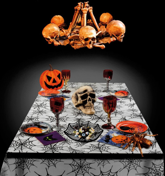 Halloween Cobweb Tablecloth 135cm x 275cm