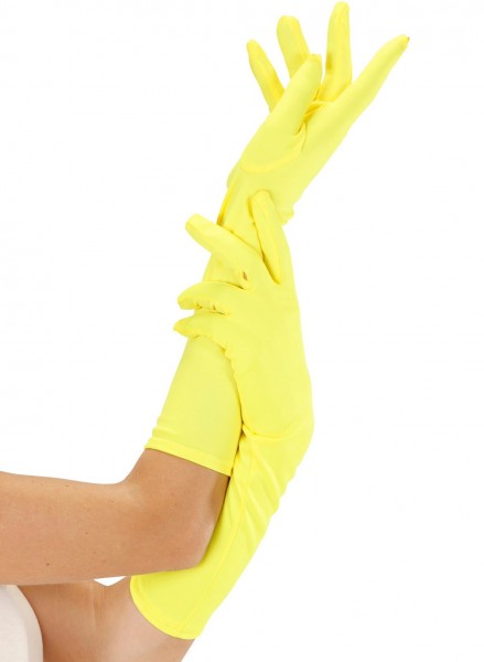 Lange Neon Handschuhe In Gelb