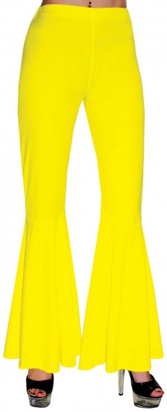 Pantalones de campana amarillo oldie star