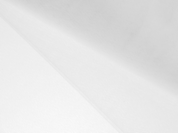 Fine tulle net Grazia white 50 x 1.5 m