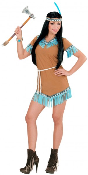 Apachen Indianerin Sikari Damenkostüm