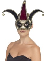 Venezianische Harlekin Maske