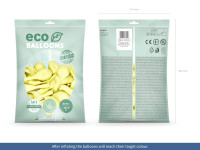 100 eco pastel balloons cream 30cm