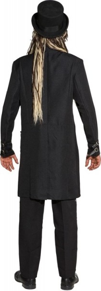 Steampunk frock coat deluxe in black 2