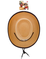 Widok: Kowbojski kapelusz szeryfa dla dzieci w kolorze beżowym