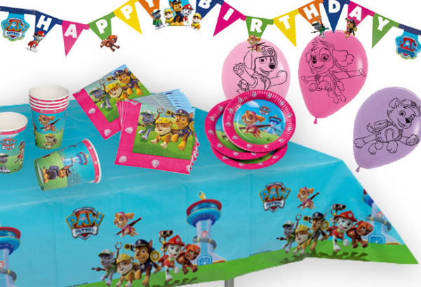 Paw Patrol party package Skye 39 pieces