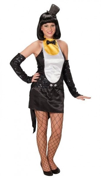 Sexig pingvin dam kostym