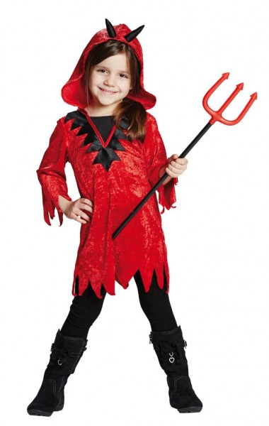 Déguisement Abelina Little Devil Enfant Rouge