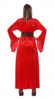 Oversigt: Rød præstedress kostume til kvinder