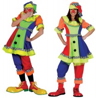 Oversigt: Cirkus Clown Pippa kostume til kvinder