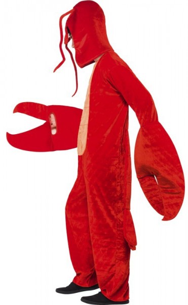 Costume de homard complet du corps en rouge 2
