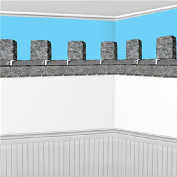Fond de mur de mur de château 9,1 m
