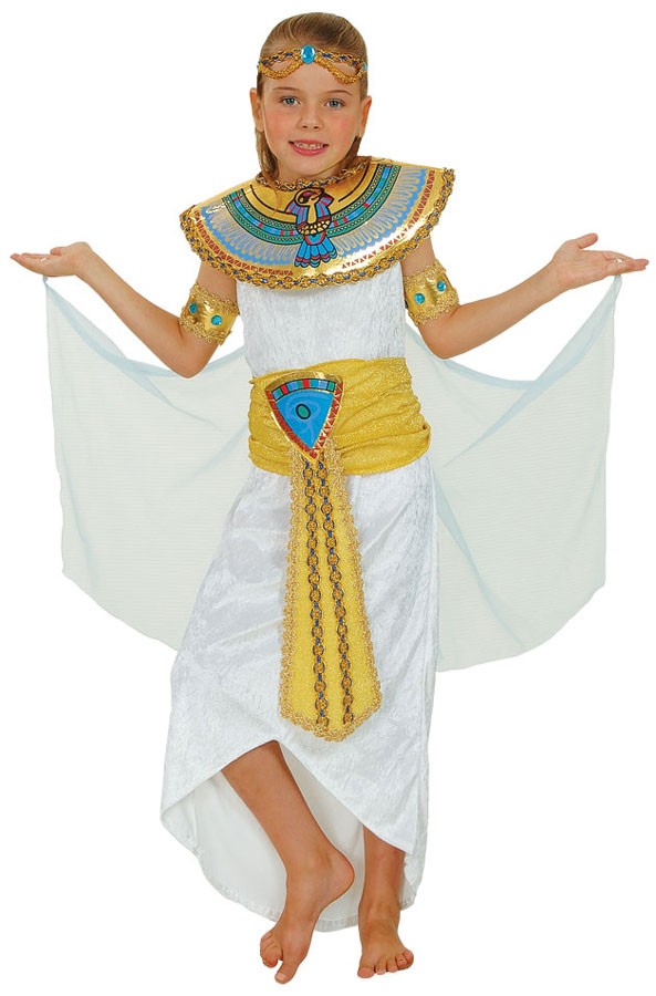 Pharaonin Faschingskostüm Ägyptische Königin Cleopatra Ägypterin Kostüm Mädchen 