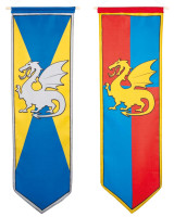 Knight's flag dragon 100 x 30cm