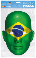 Máscara de papel de Brasil