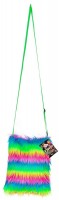 Widok: Tęczowa pluszowa torba neonowa