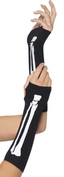 Fingerless Bone Gloves