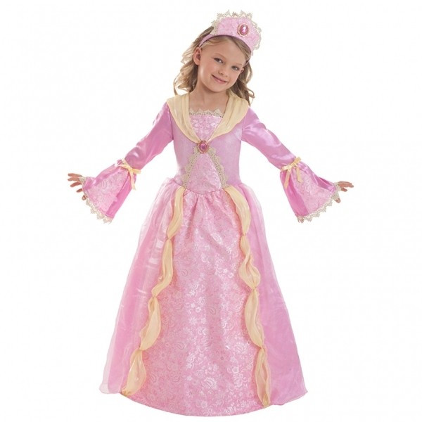 Lekfull prinsessan Lina klänning rosa