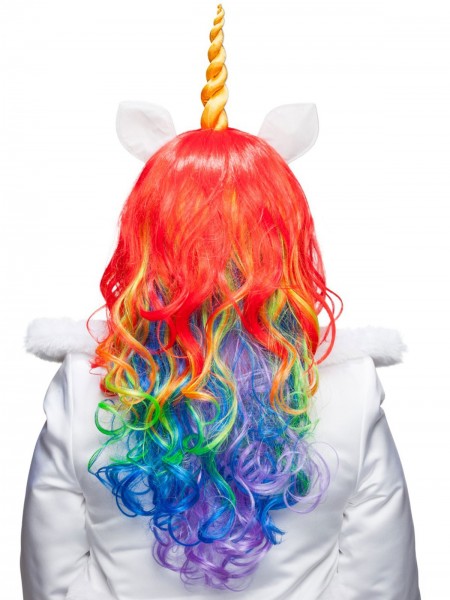 Colorful unicorn wig 3