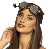Steampunk glasses with lamps