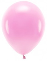 100 eco pastell balloner lyserøde 30 cm