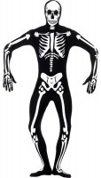 Halloween Kostüm Skelett Leuchtet Im Dunkeln