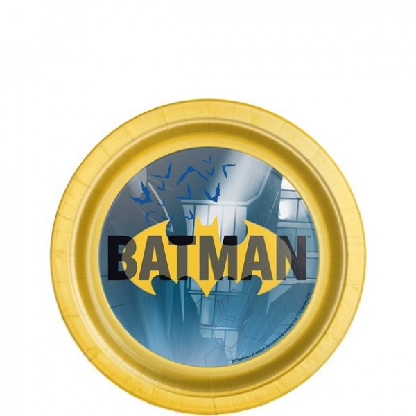 8 talerzy imprezowych Batman 18 cm