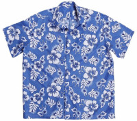 Vorschau: Fröhlich Blaues Hawaii Hemd