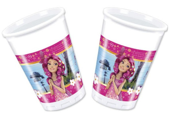 8 Mia And Me fairy party plastic cups 200ml