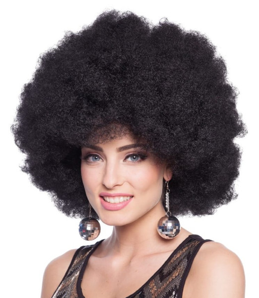 XXL Afro wig in black