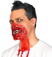 Vista previa: Sangre falsa en un tubo con dientes de vampiro