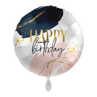 Oversigt: Folienballon Birthday Vibes 45cm