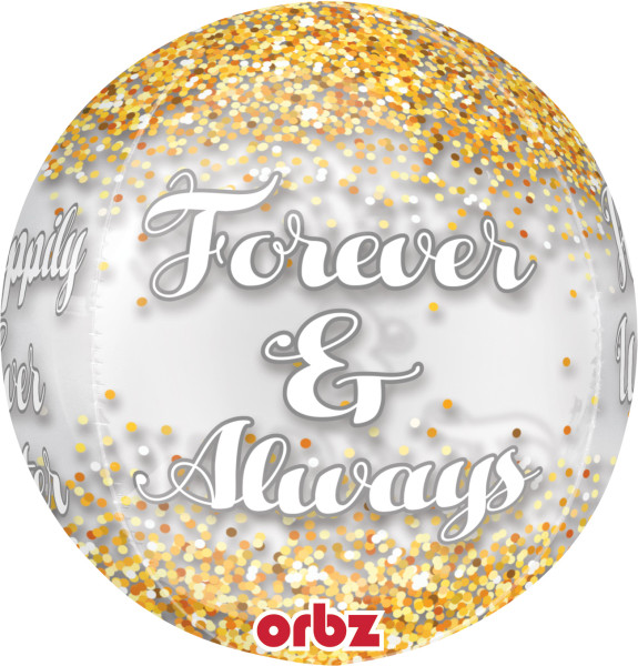 Orbz Ballon Forever & Always 40cm 2