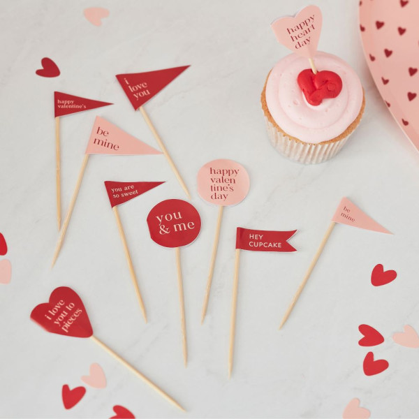 Valentine's Day Muffin Topper Set