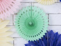 Preview: 3 paper rosettes Kate mint