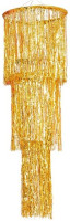 Vista previa: Adorno para lámpara de flecos dorados 40cm x 1,3m