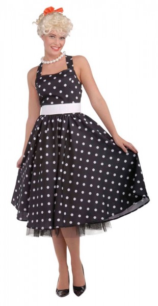 Polka dots 50s costume for women