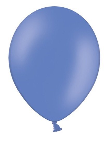 100 ballons bleu glacier 12cm