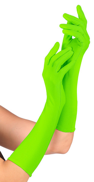 Elegante Neon-Grüne Handschuhe 3