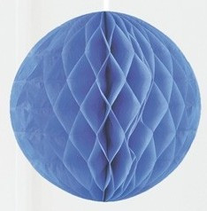 Piłka o strukturze plastra miodu Sven Blue 50cm