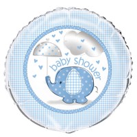 Balon foliowy Elephant Baby Party niebieski