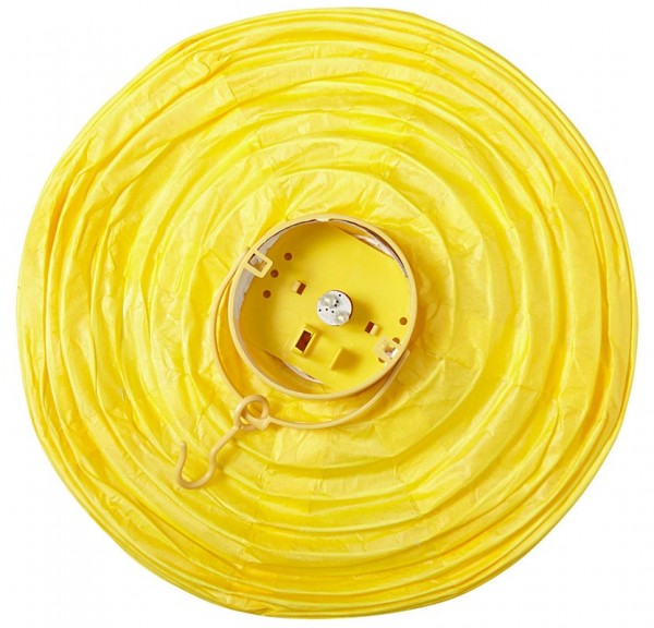 Yellow LED lantern 30cm 2