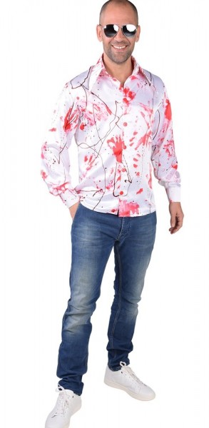 Blood-smeared shirt for men