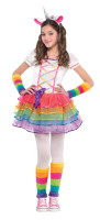 Costume unicorno arcobaleno ragazza