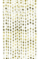 Vorschau: Goldener Sternen-Wandbehang 2m