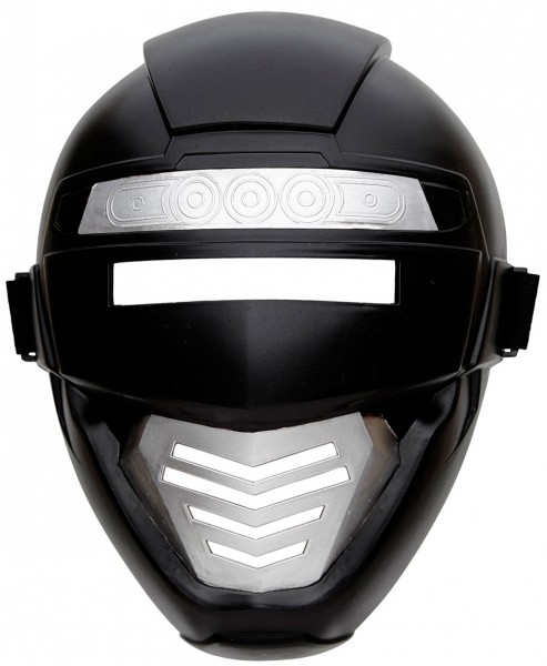 Premium Roboter Maske Schwarz 3